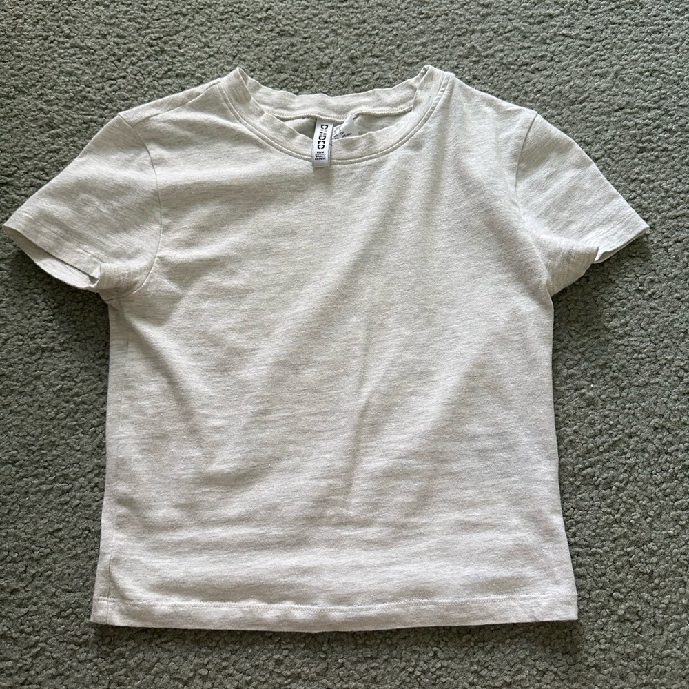 Classic Heather Gray Crop Top